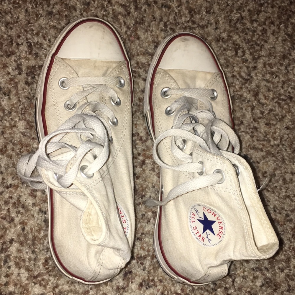 White high top converse